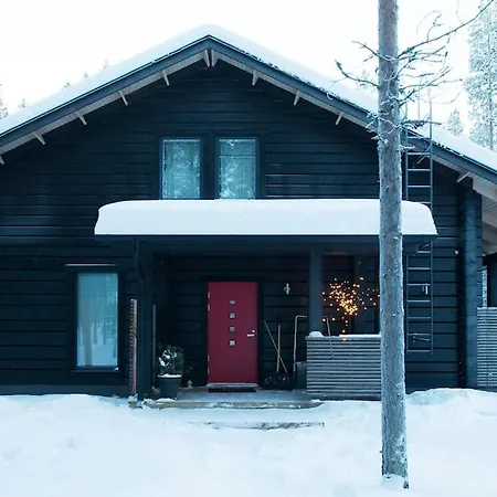 Log-house At Resort. Pyhätunturi