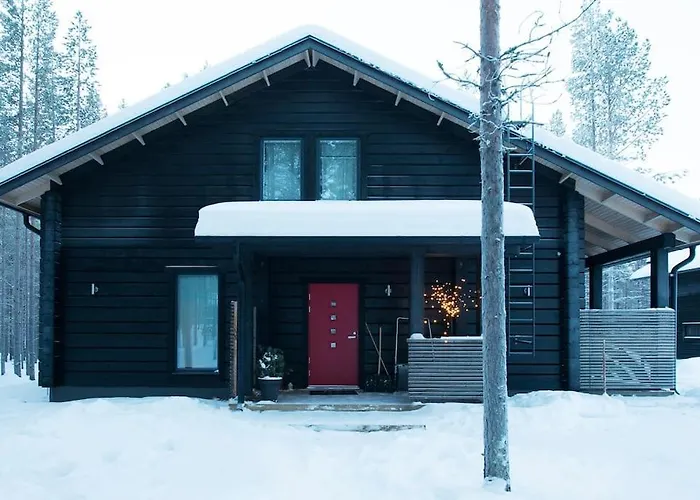 Log-house At Resort. Pyhätunturi