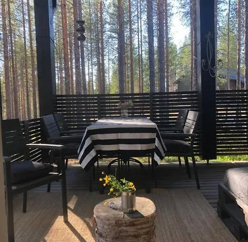 Villa Log-house At Resort. Pyhätunturi