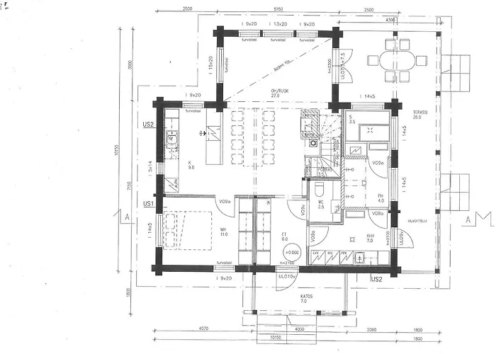 Log-house At Resort.