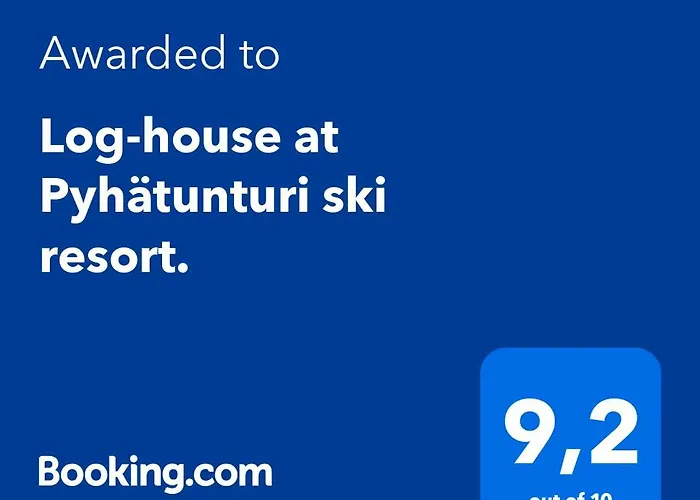 Villa Log-house At Resort. Pyhätunturi